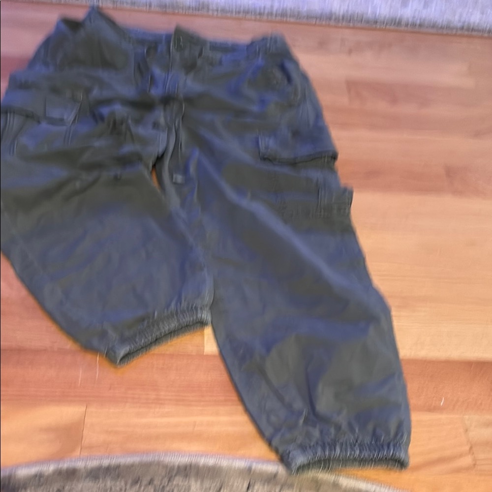 American Eagle Outfitters Cargo Pants - Dark Green